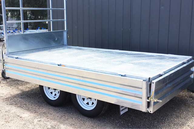 Flat Top Trailer Folding Side Panels